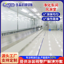 五金塑胶无尘喷涂线 塑胶自动喷涂线 塑胶地轨式喷涂线  家电行业