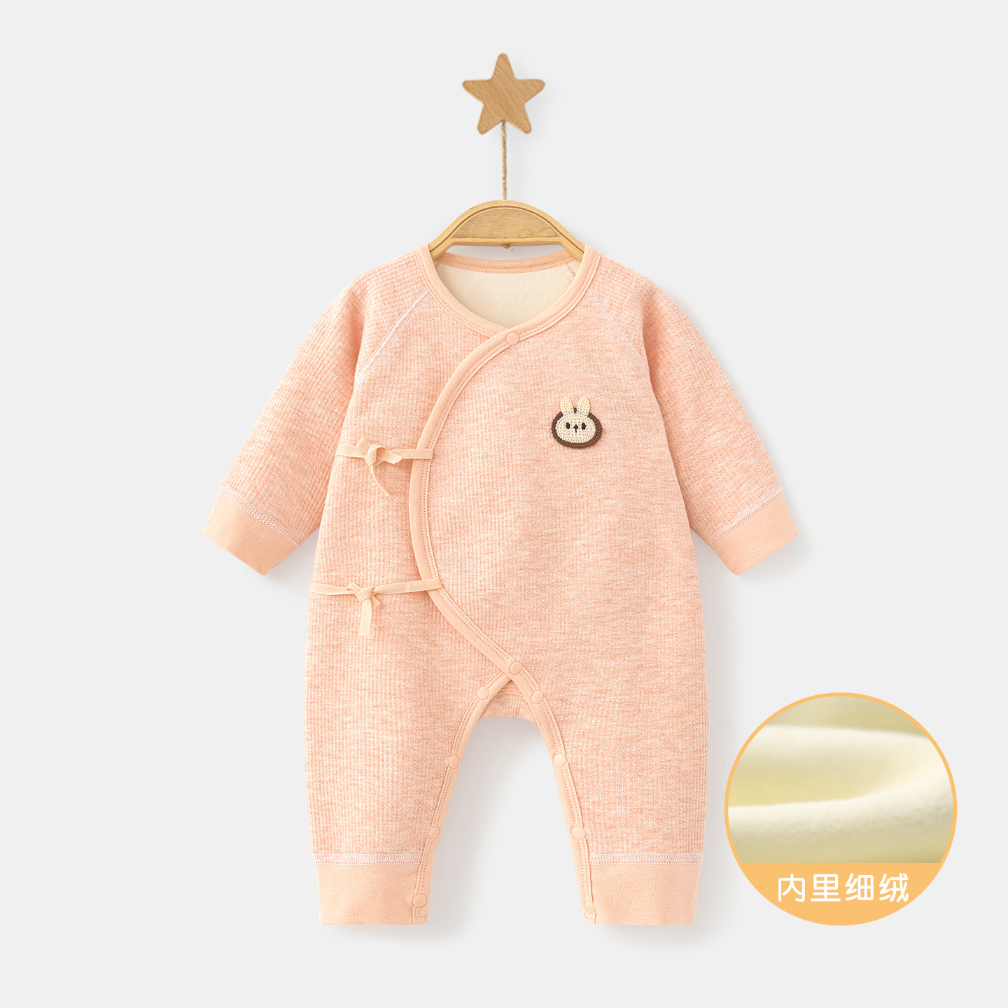 Primavera, otoño, invierno, ropa para bebés recién nacidos, calor, 0 más vello, monje de marzo, ropa de otoño, jaqueta de nacimiento, bata de bebé