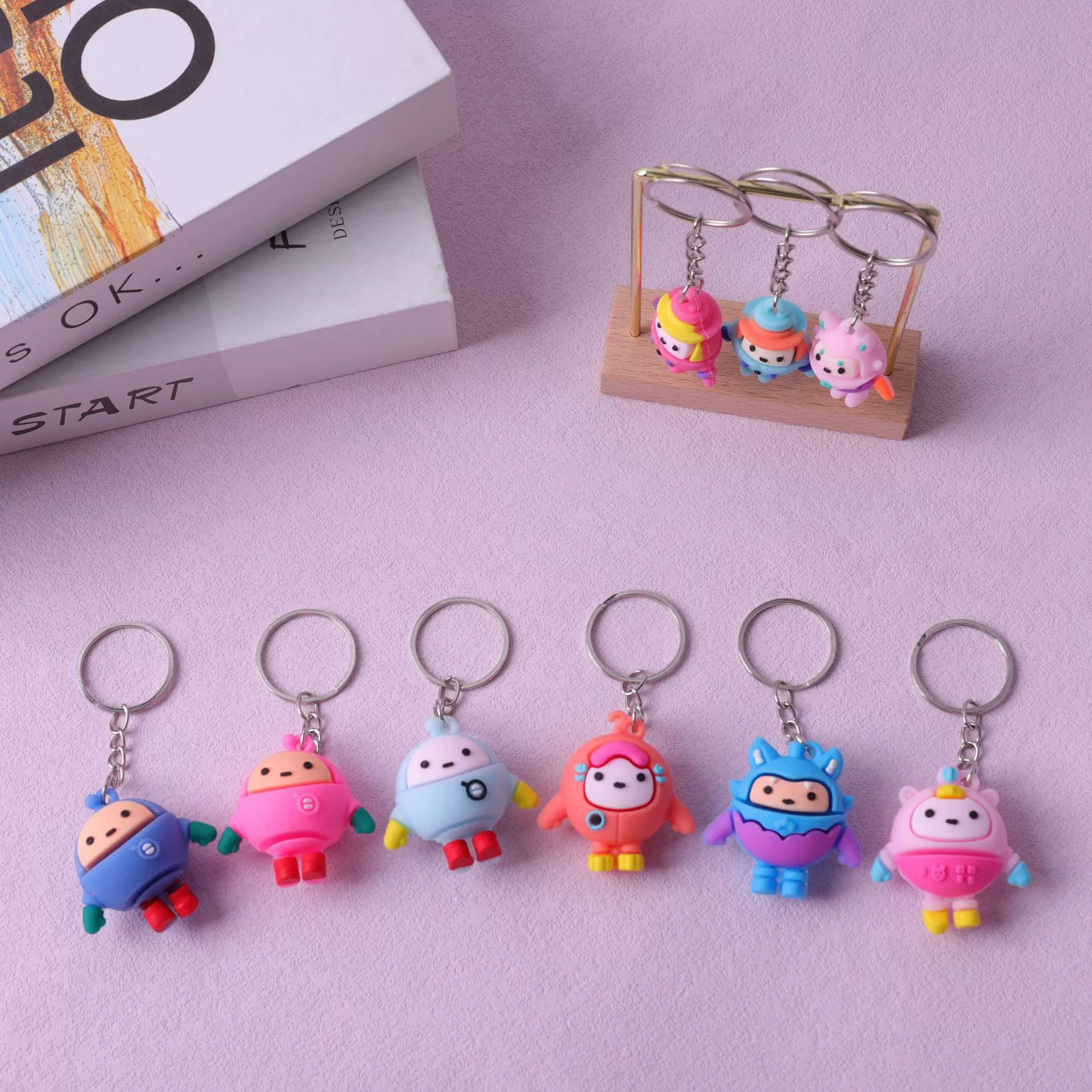 Новый pvc мультяшный яйцо брелок для вечеринки куклы маленькие подвески креативные украшения мягкие клеи милые оптовые подвески