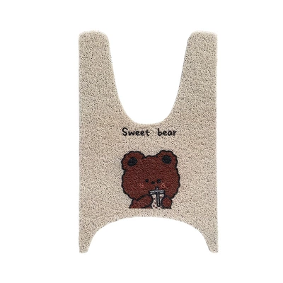 Electric vehicle foot mat | Mats Modified Accessories Waterproof - milk-tea-bear-mavericks-n1-n1s-nqi