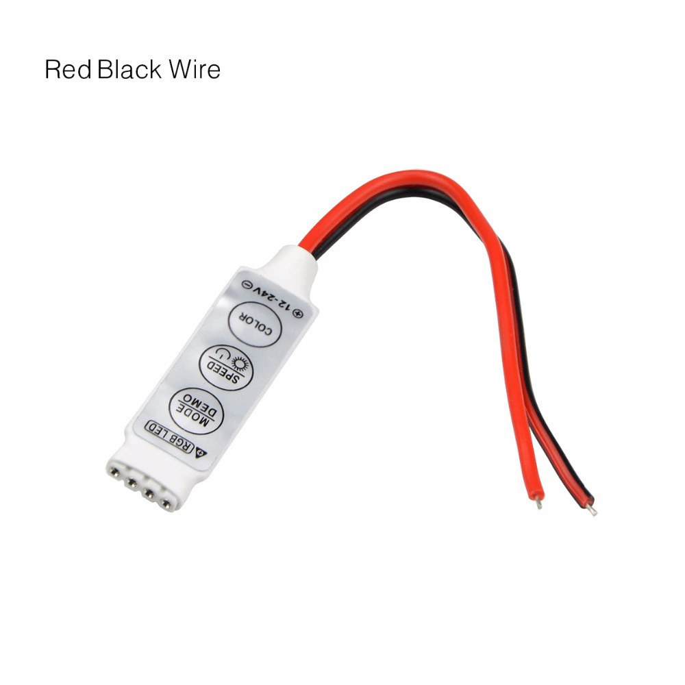 Цветной LED контроллер, лампа, ультра тонкий светодиодный лент, 3 клавиши, 5V, 24V