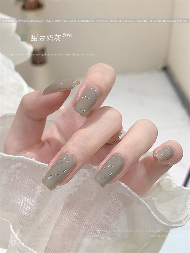 KaSi fototerapia Esmalte de uñas pegamento 2023 nueva primavera y el verano popular blanco lechoso nude rojo cereza salón especial