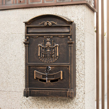 欧式别墅室外户门口信箱意见箱摄影道具创意铸铝不锈件信报箱邮筒