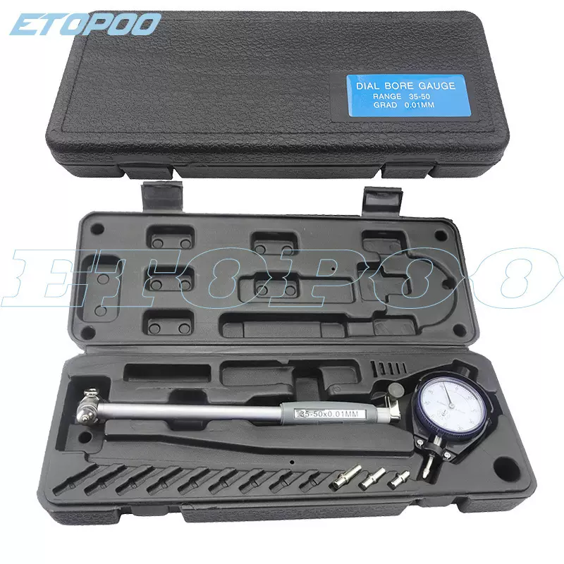 ETOPOO 护桥式内径百分表内18-35-50-160MM 测缸规 指示表
