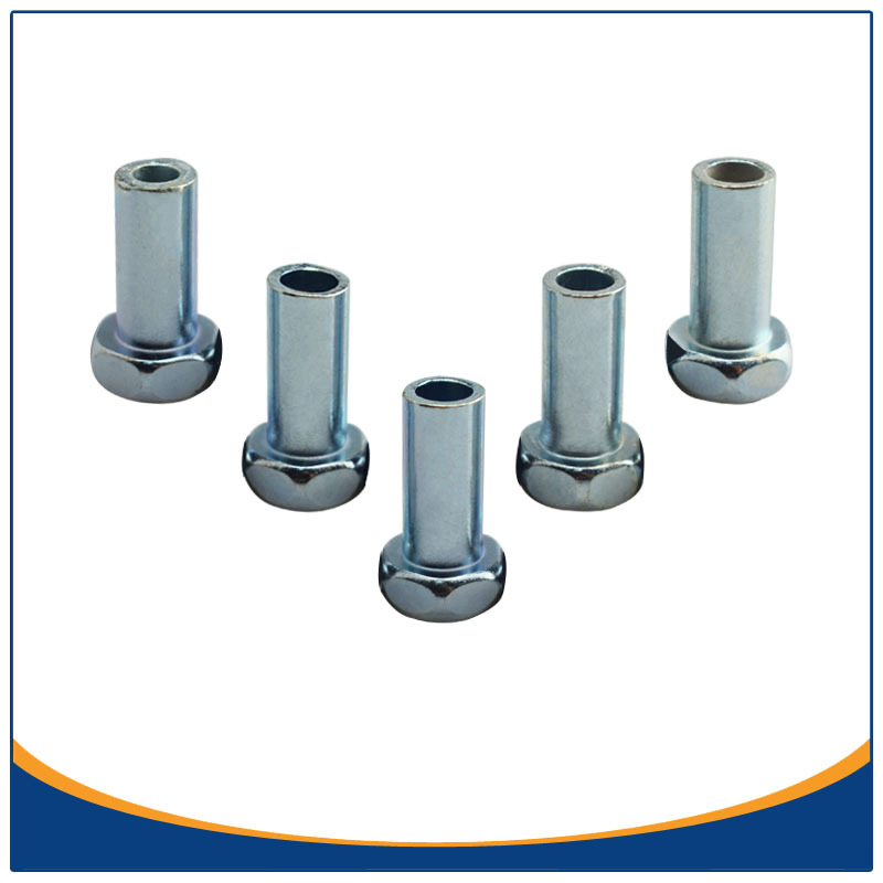 六角头铆钉东莞冷镦厂家批量供应 碳钢镀锌半空心T帽