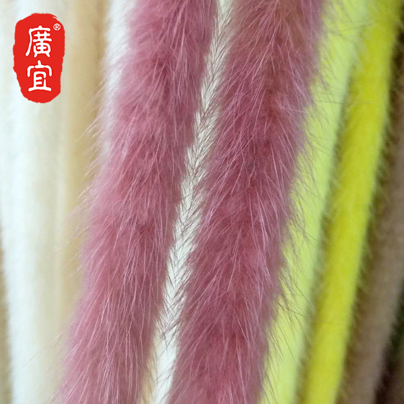 水貂麻花条 袖领鞋口帽子柠绕条服装辅料DIY配饰貂毛毛条厂家批发