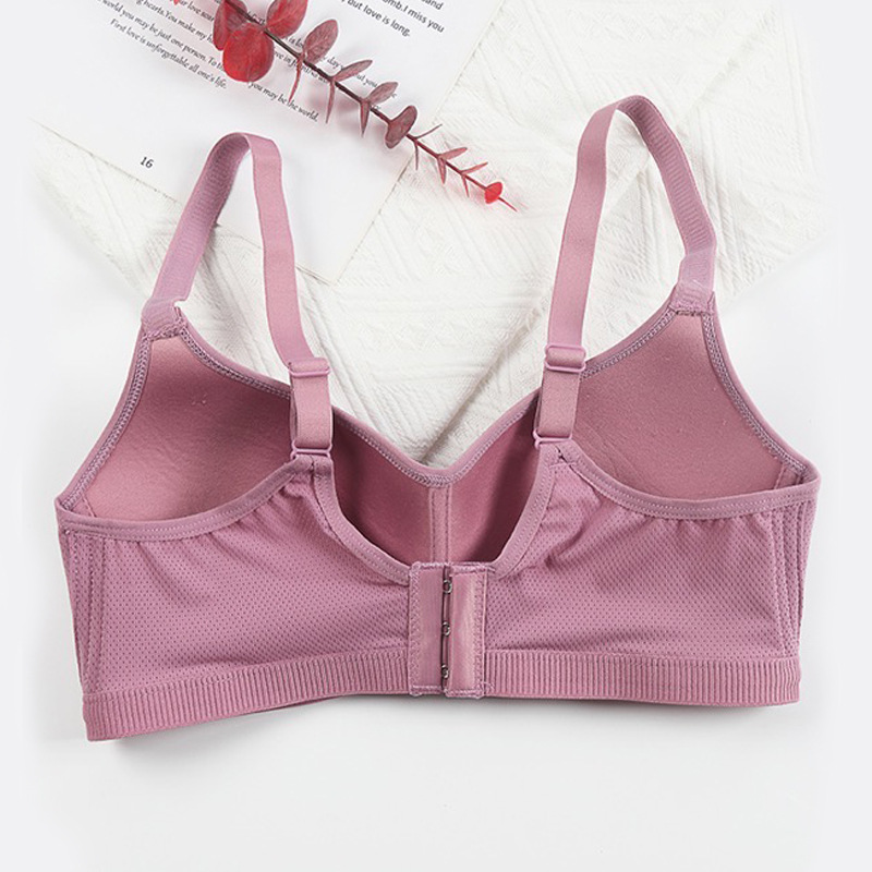 Comercio exterior spot gran sujetador de mujer transpirable ultra delgado sin anillo de acero para juntarse anti-caída ropa interior cómoda de mujer