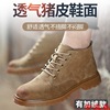 Gaobang protective shoes winter Cold proof keep warm Cotton-padded shoes light Baotou Steel Anti smashing Stab prevention construction site work