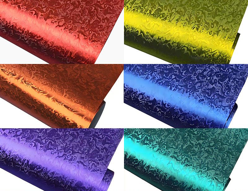 Car Pet Electroplated Color-Changing Film for Body Decoration and Interior Modification, Metaverse Ghost Matte Black Car Color-Changing Film