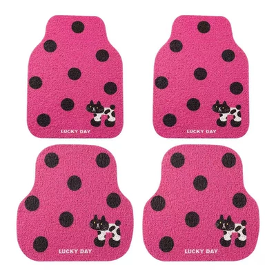 Avtomobil döşəmə paspasları — four-season universal foot mat wholesale - rose-cat-5060cm-one-piece-in-the-front-row