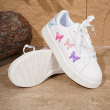 Z 96924 Butterfly Embroidery Kids Sneakers �����̽���ͯЬ