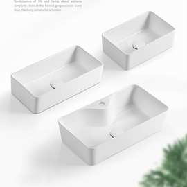 极窄台面洗手盆迷你台上盆家用小号洗手台小户型洗脸盆陶瓷台盆池