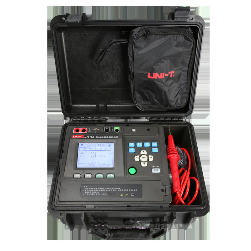 优利德UT516B数字绝缘电阻测试仪12KV高电压兆欧表10T摇表