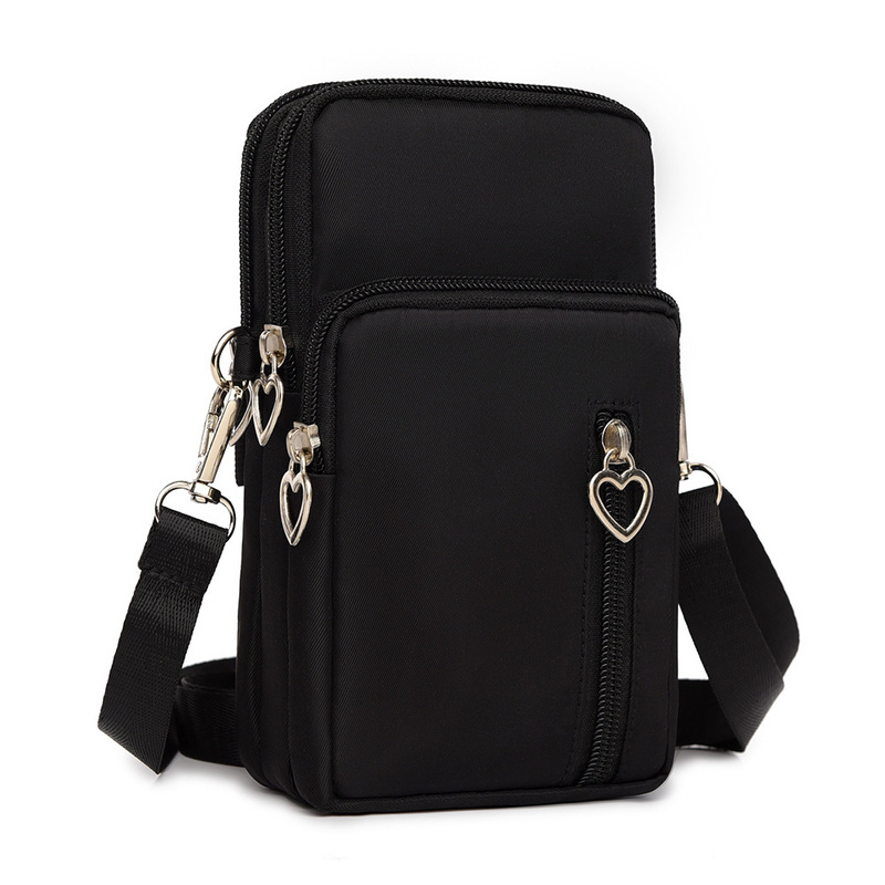 Cross-Border 2025 New Korean Style Mobile Phone Bag Women's Crossbody Bag Versatile Mini Small Bag Mobile Phone Bag Vertical Coin Purse