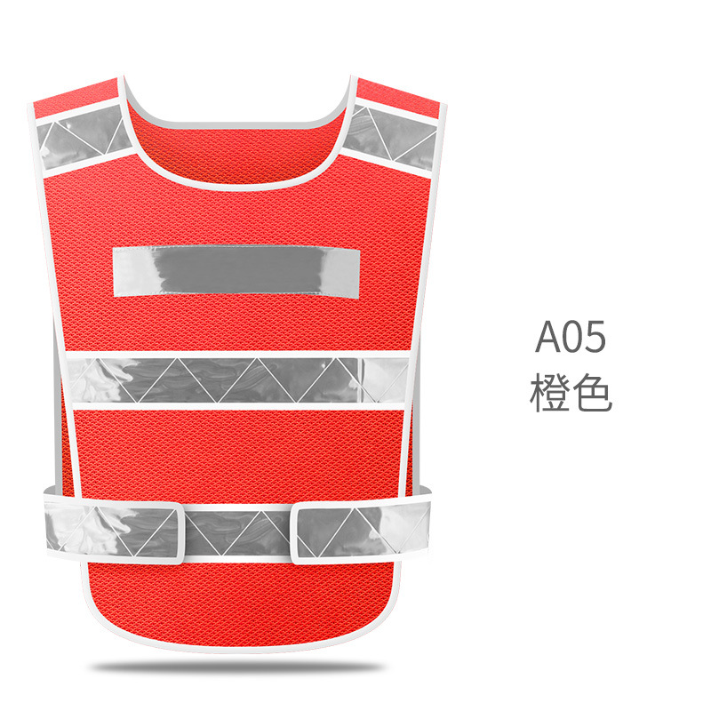 chaleco de seguridad reflectante de tráfico, chaleco de seguridad reflectante para automóviles, chaleco amarillo fluorescente de protección de seguridad del conductor