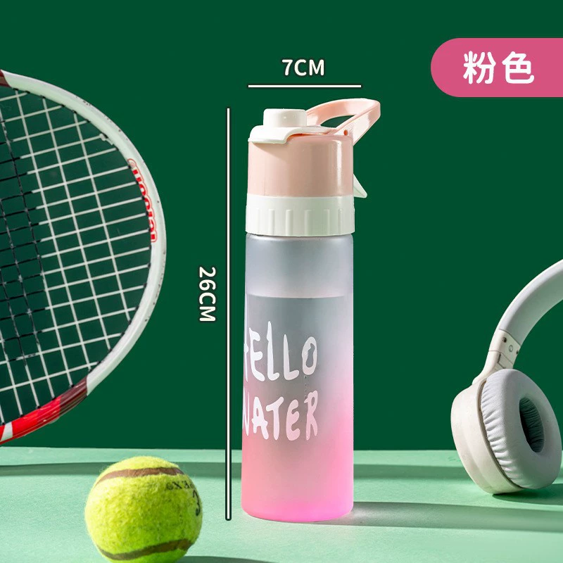 Matte spray, capacious summer plastic creative tea cup for men and women, internet celebrity, creative gift