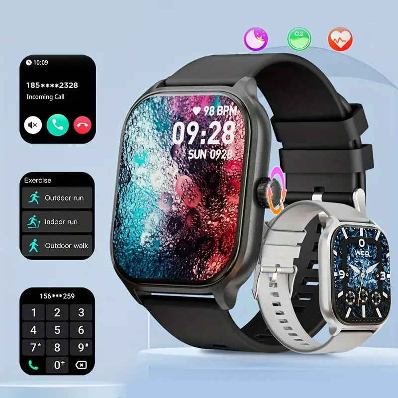 Amazon explosiva X8 reloj de moda impermeable inteligente 2.01 pantalla grande Da fit control de presión arterial y oxígeno en sangre
