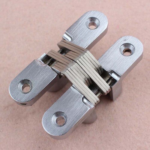 Lelang hidden cross hinge hidden hinge secret door hinge folding door invisible door hinge stainless steel hinge