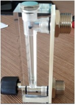 LZM-6T面板流量计,总长102mm,间距75mm,M18*1.5外1/4内芽流量计