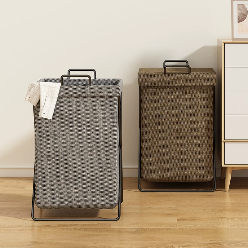 Cloth, laundry basket, foldable storage basket, storage system for laundry, simple and elegant design
