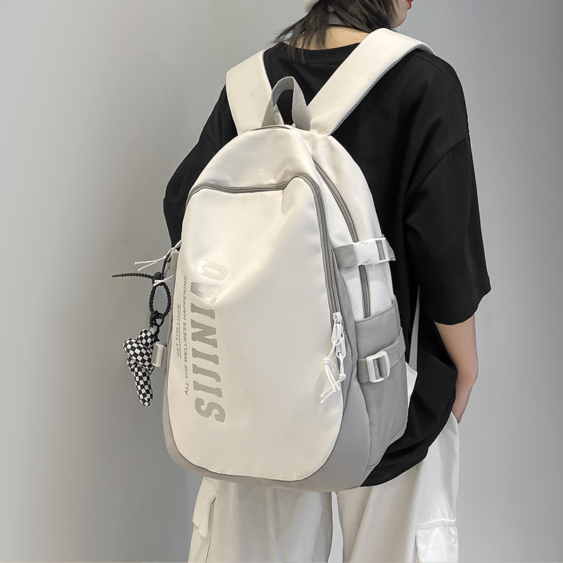 Nalan Schoolbag for Female Junior High School Students 2026 New Model High School Student Lightweight Backpack Nylon Cloth Large Capacity Commuter Backpack