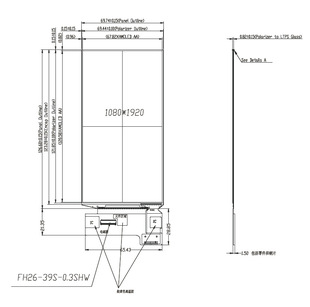 5.5inch Color Lcd Hd Amoled Display 1080X1920 Manufacturer with Touch Tw550Fh002D