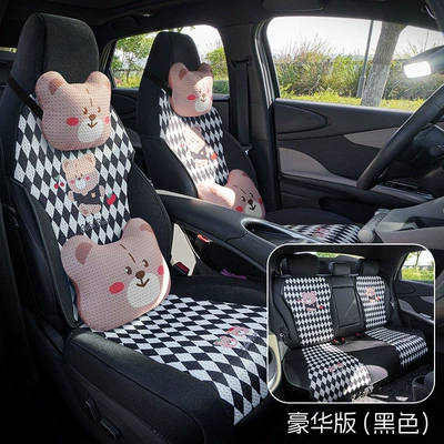 Modelə uyğun (Original) oturacaq örtükləri, Cushion Special Seat Cover Seat - black-five-seater-luxury-version-dolphin