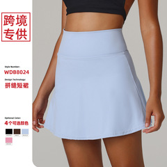 ヨーロッパとアメリカのクロスボーダーAmazonは、女性用のスポーツスカート、股をカバーして露出を防ぐ、女性用のアウトドアランニングフィットネステニススカートパンツを専門にしています。