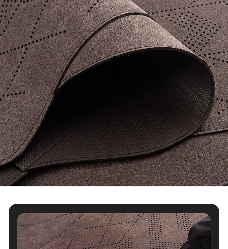 High-End Suede Car Seat Cushion, Single Seat, Universal for All Seasons, Winter Front and Passenger Seat Cushion