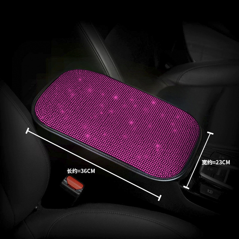 Venta al por mayor de diamante-caja de apoyabrazos del coche integrado pad universal interior caja de apoyabrazos central almohadilla protectora cubierta de los apoyabrazos engrosada almohadilla protectora