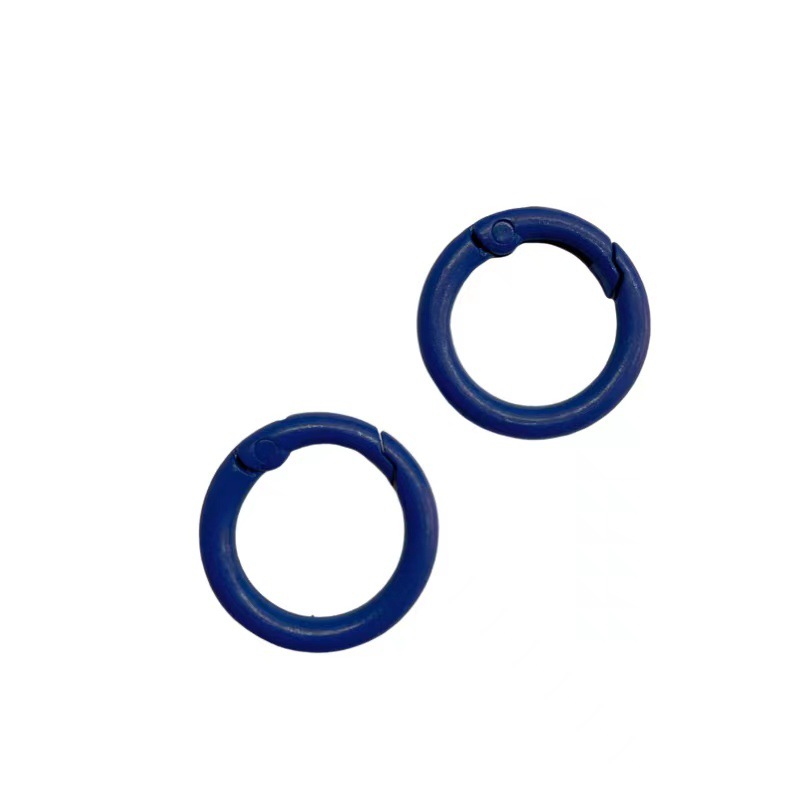 Accesorios de joyería de bricolaje anillo de resorte de color de aleación de zinc anillo de conexión anillo de libro de cupón de tarjeta en stock venta directa de fábrica al por mayor image 18
