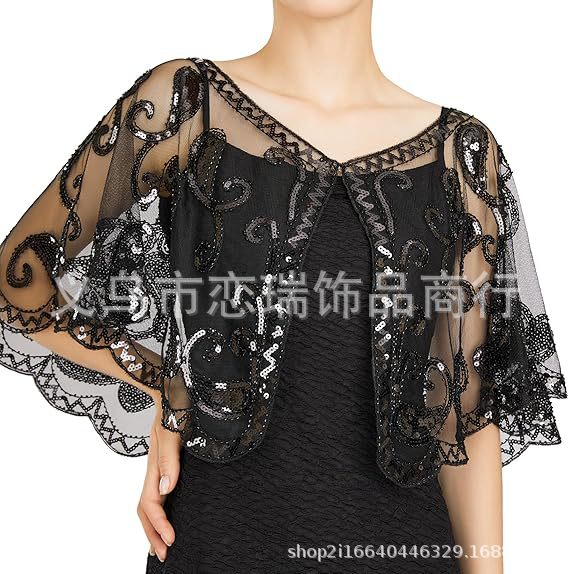 Retro clásico de los años 1920 fiesta fiesta fiesta boda diamantes plumas correa chaleón vestuario conjunto de vestir