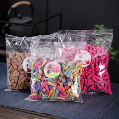 Bulk half a catty, tower-shaped sandalwood and floral fragrance cone incense for home use, suitable for indoor and bathroom odor removal and deodorization