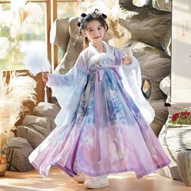 童汉服;童披风/斗蓬;儿童表演服