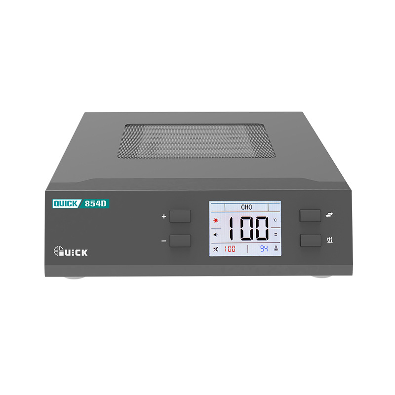 QUICK快克854D预热台三通道液晶数显红外陶瓷加热台辅助拆焊工具