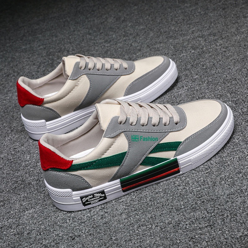 Zapatos de lona para hombres 2024 nuevos zapatos de primavera para hombres zapatos deportivos de altura baja tendencia de zapatos casuales para hombres
