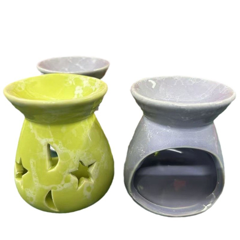 Quemador de Aceites Esenciales Estrella y Luna de Cerámica Decorativo para el Hogar image 6