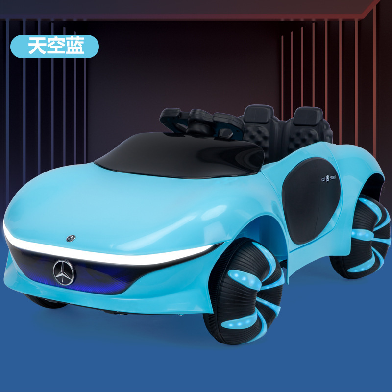 Carro de juguete eléctrico para niños con cuatro ruedas y control remoto para bebés de 1 a 6 años de edad con batería de batería para niños y niñas image 8
