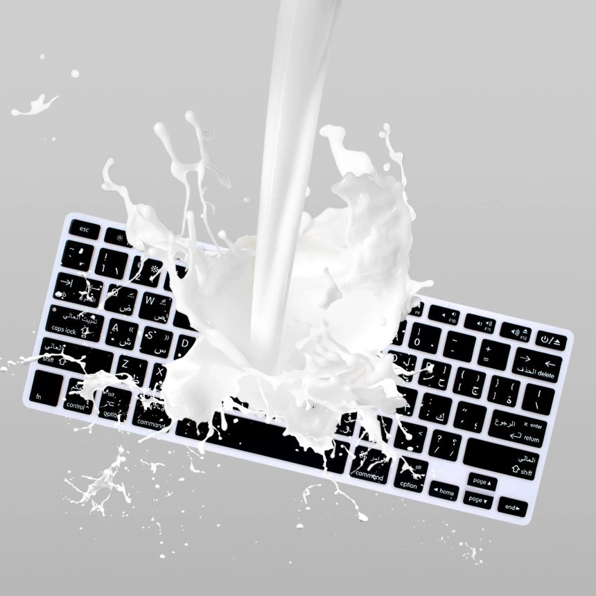 Apple, совместимый ноутбук pro, арабская клавиатура, защитный чехол, macbook