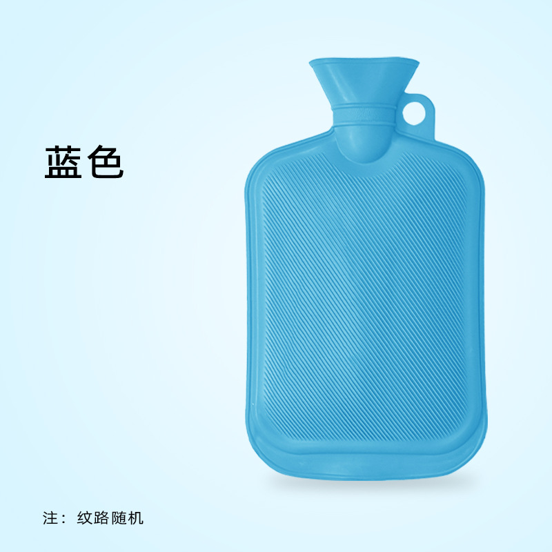 Le Xueer botella de agua caliente de caucho natural riego grande bolsa de agua caliente antigua preservación del calor de larga duración bolsa de calentador inyección de agua al por mayor