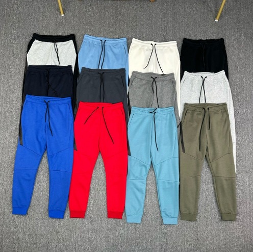 Nuevos pantalones de protección de primavera y otoño para hombres, pantalones casuales deportivos de aire de algodón, pantalones casuales con cuerda, pantalones delgados con pies pequeños