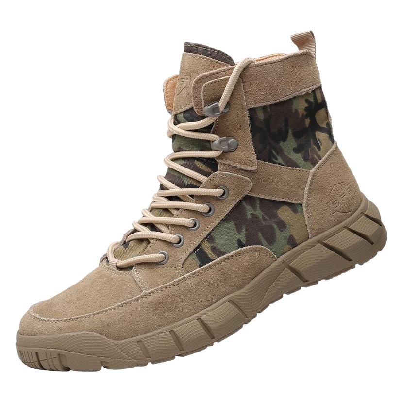 Autumn and Winter genuine leather Martin boots men's British Style Korean style versatile high-top ankle boots men's desert boots work shoes Outdoor