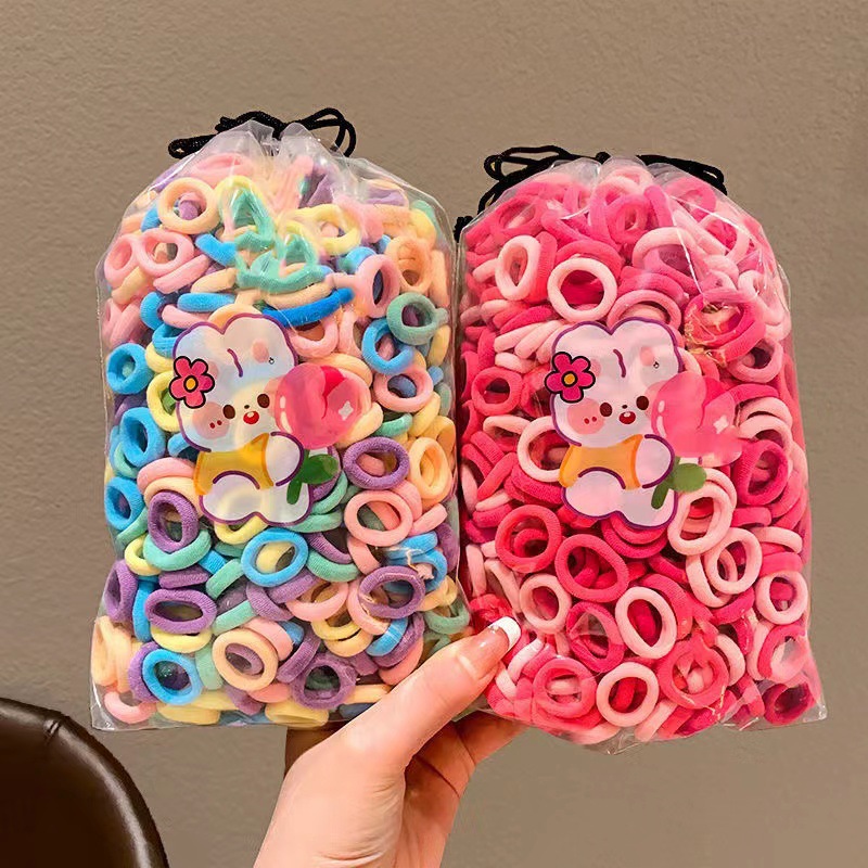 El anillo de toalla para niñas no lastima el cabello cuerda para el cabello banda de goma elástica bebé lazo para el cabello anillo de toalla accesorios para el cabello para niños