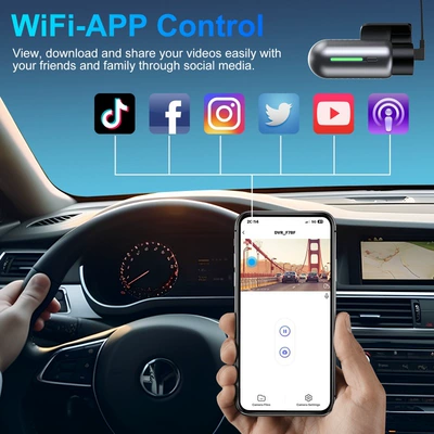 Driving recorder Wifi Lipstick-Style Dash Cam with