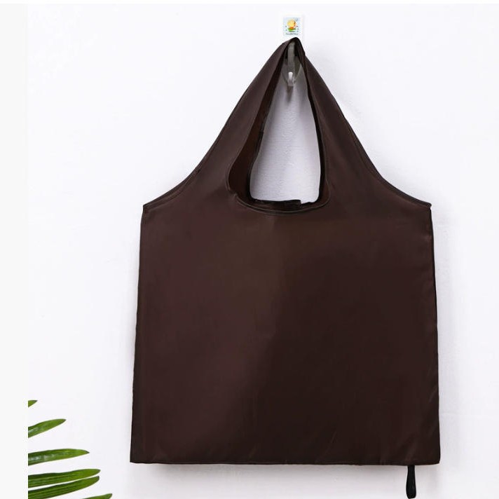 Bolsas de compras rectangulares de poliéster respetuosas con el medio ambiente plegables para recibir regalos promocionales de la comunidad publicitaria impresos en logo portátil
