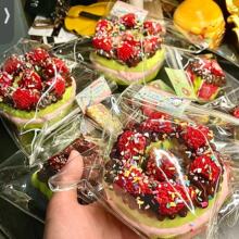 超大贝果蛋糕系列食品级硅胶捏捏乐小红书同款奶油泥慢回弹