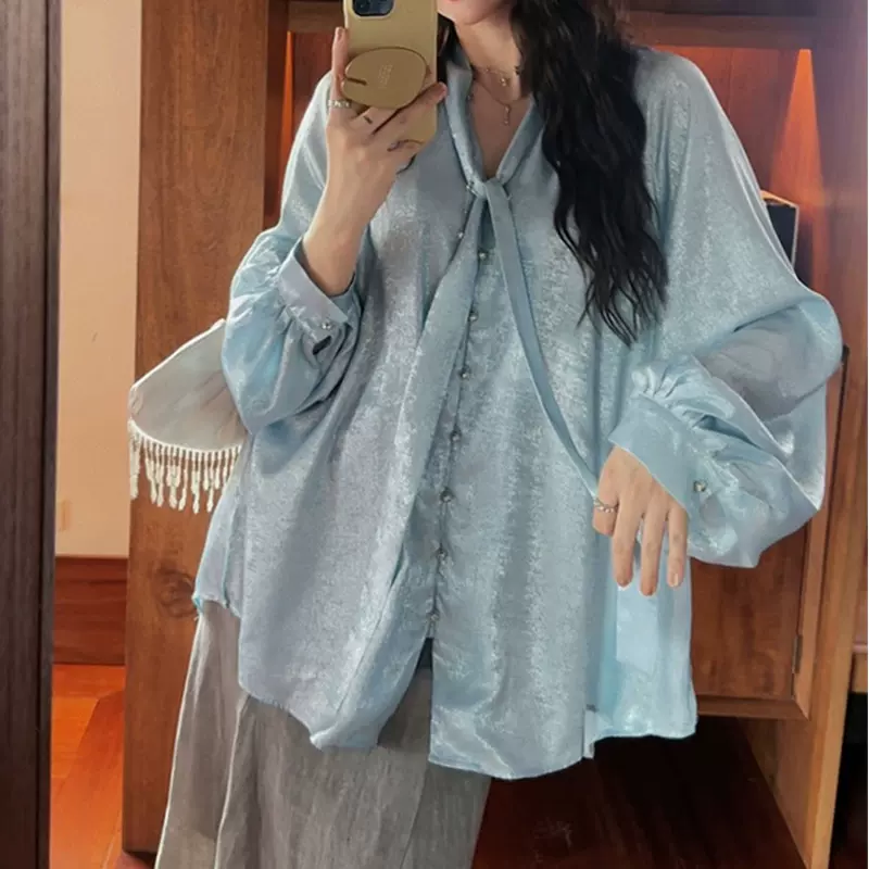 现货现货新中式国风女装春日衬衫2026早春新款上衣今