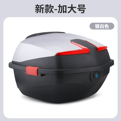 Tail Box – Motorcycle Safety Supplies - ling-ying-no1-silver-white-send-installation-accessories-single-tail-box