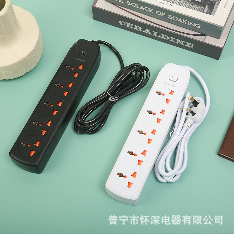 智能家用办公插座厂家多功能排插美标欧标英标儿童安全中性袋装