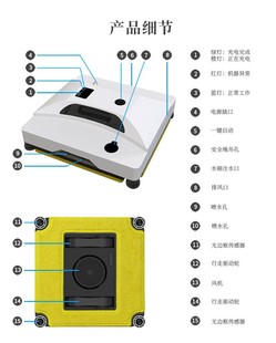 Specially Designed for Window Cleaners, Cleaning Cloth, Cross-Border Pair of Round Single Square Price Window Cleaning Robot Cleaning Cloth